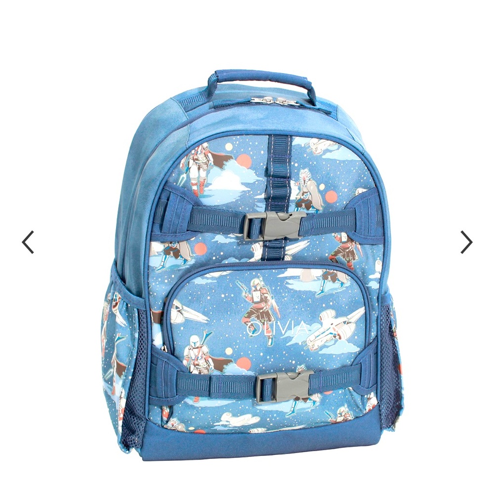 Pottery Barn Kids Size XL Backpack - Mackenzie Star Wars The Mandalorian